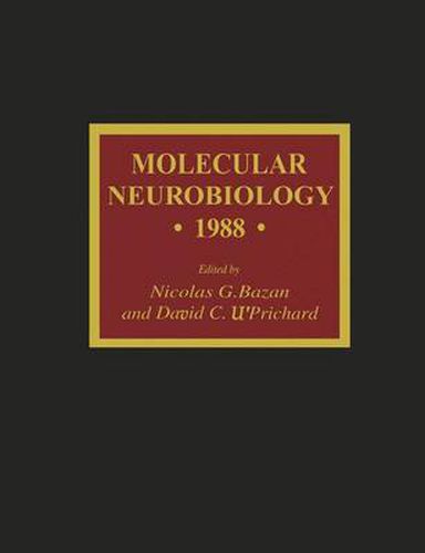 Cover image for Molecular Neurobiology * 1988 *