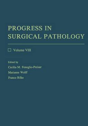 Cover image for Progress in Surgical Pathology: Volume VIII