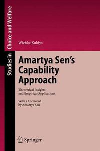 Cover image for Amartya Sen's Capability Approach: Theoretical Insights and Empirical Applications