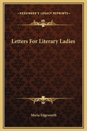 Cover image for Letters for Literary Ladies