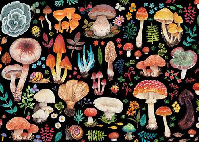 Cover image for Mushrooms 1000-Piece Jigsaw Puzzle