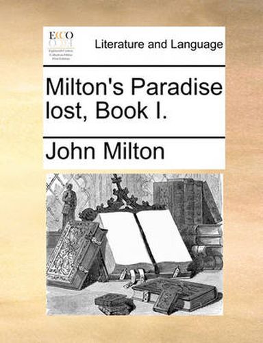 Cover image for Milton's Paradise Lost, Book I.