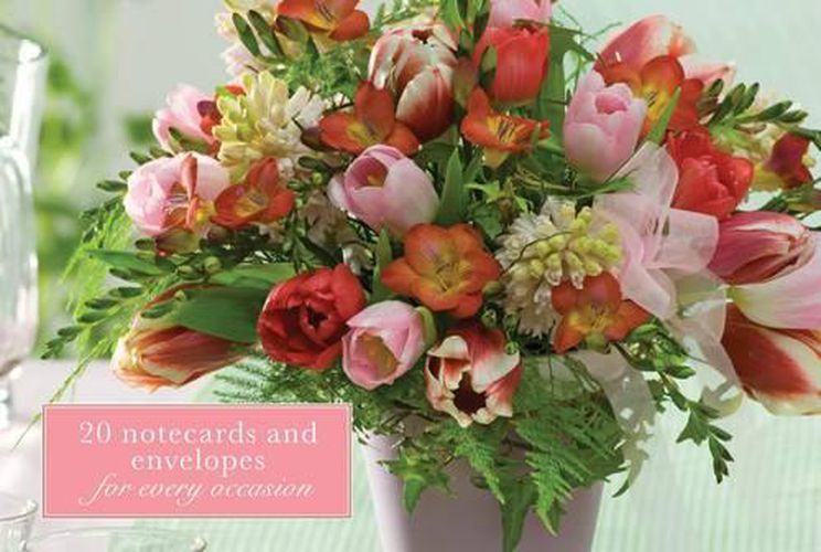 Cover image for Card Box of 20 Notecards and Envelopes: Freesias