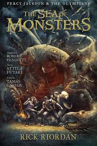 Cover image for Percy Jackson and the Olympians Sea of Monsters, The: The Graphic Novel