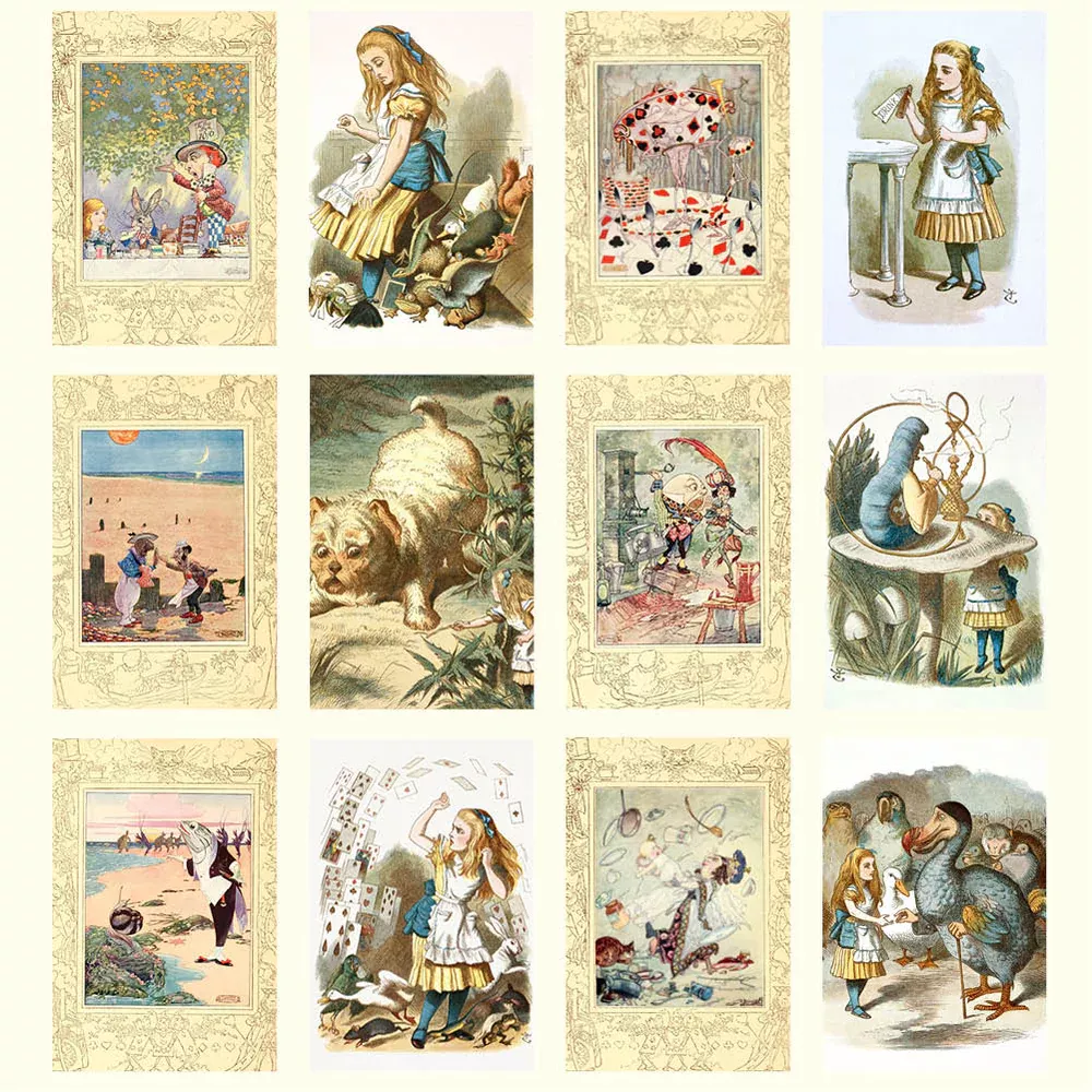 Alice In Wonderland Medium Calendar 2026 (C-VE-D26-AW-M)