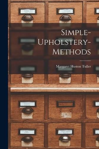 Cover image for Simple-upholstery-methods