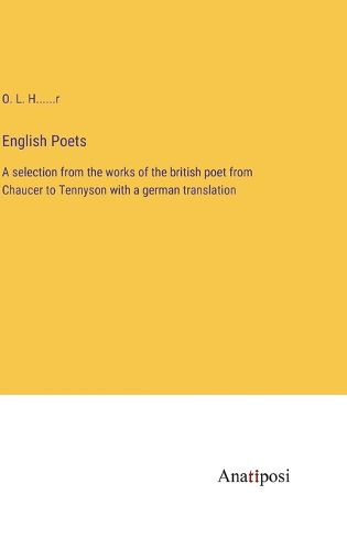 Cover image for English Poets