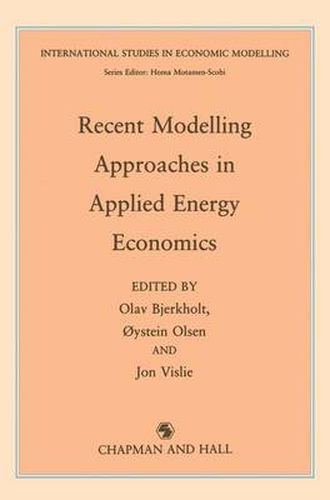 Cover image for Recent Modelling Approaches in Applied Energy Economics