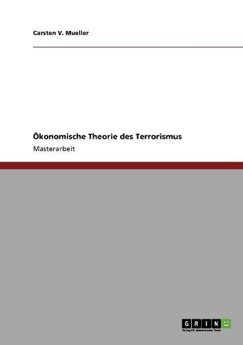  konomische Theorie Des Terrorismus