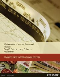 Cover image for Mathematics of Interest Rates and Finance: Pearson New International Edition