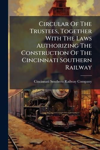 Cover image for Circular of the Trustees, Together with the Laws Authorizing the Construction of the Cincinnati Southern Railway: And the Decisions of the Superior Court of Cincinnati and the Supreme Court of Ohio Thereon...
