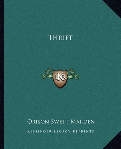Cover image for Thrift