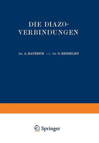 Cover image for Die Diazoverbindungen