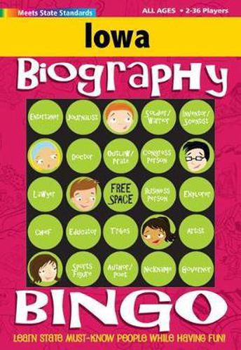 Cover image for Iowa Biography Bingo