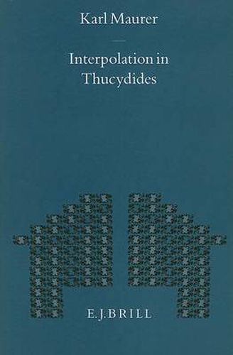 Interpolation in Thucydides