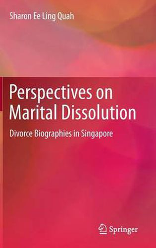 Cover image for Perspectives on Marital Dissolution: Divorce Biographies in Singapore