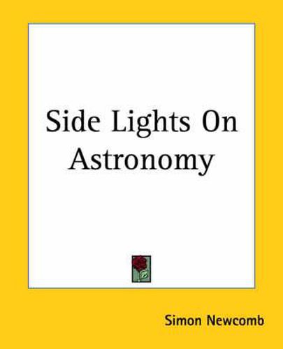 Cover image for Side Lights On Astronomy