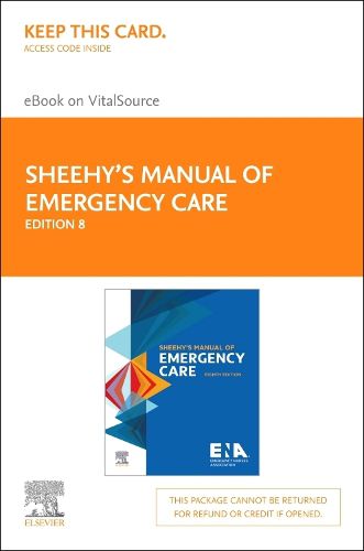 Cover image for Sheehy'S Manual of Emergency Care - Elsevier eBook on Vitalsource (Retail Access Card)