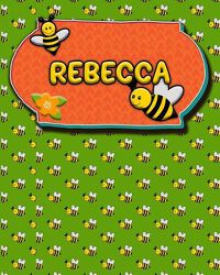Cover image for Handwriting Practice 120 Page Honey Bee Book Rebecca: Primary Grades Handwriting Book K-2