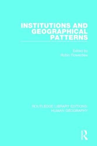 Cover image for Institutions and Geographical Patterns