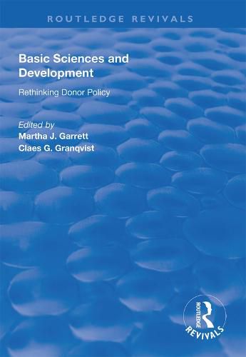 Cover image for Basic Sciences and Development: Rethinking Donor Policy