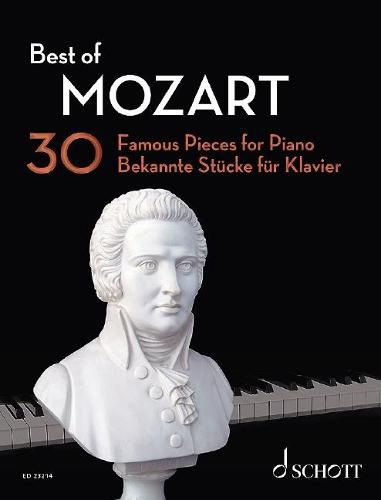 Cover image for Best of Mozart: 30 Famous Pieces for Piano