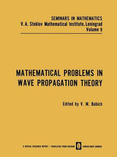 Cover image for Mathematical Problems in Wave Propagation Theory