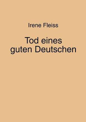 Cover image for Tod Eines Guten Deutschen