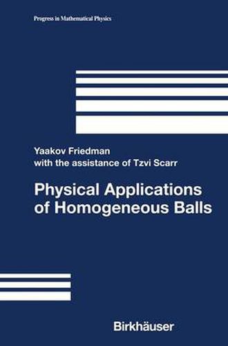 Cover image for Physical Applications of Homogeneous Balls