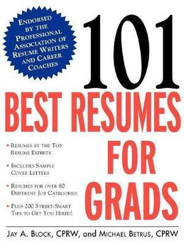 Cover image for 101 Best Resumes for Grads
