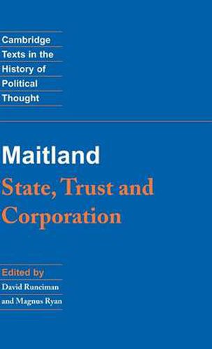 Maitland: State, Trust and Corporation