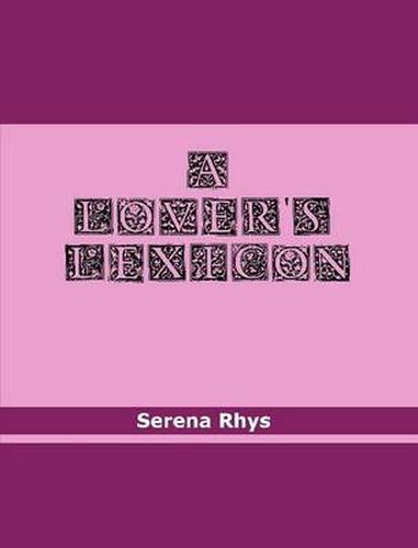 Cover image for A Lover's Lexicon