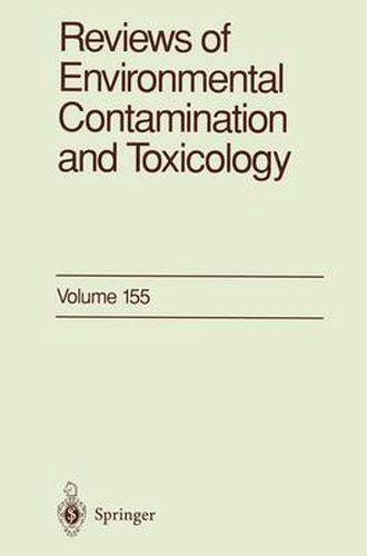 Cover image for Reviews of Environmental Contamination and Toxicology