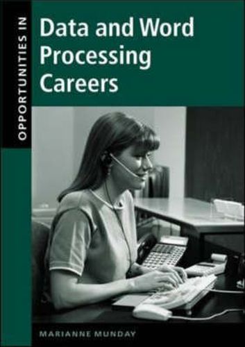 Cover image for Opportunities in Data and Word Processing Careers