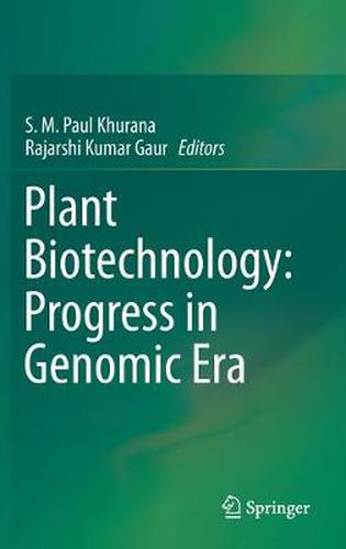 Cover image for Plant Biotechnology:  Progress in Genomic Era