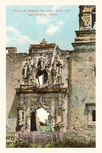 Cover image for Vintage Journal Portal of Mission San Jose, San Antonio, Texas