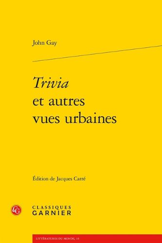 Cover image for Trivia Et Autres Vues Urbaines
