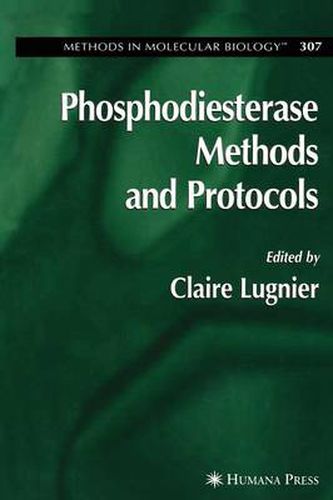 Cover image for Phosphodiesterase Methods and Protocols