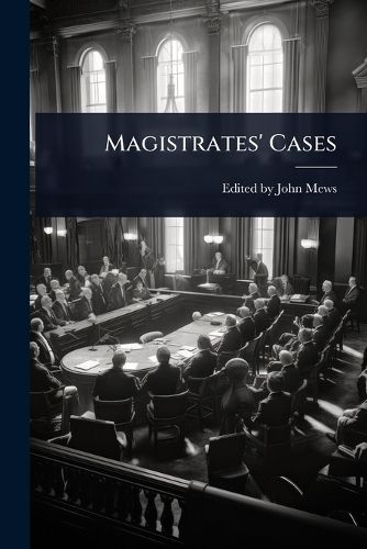 Cover image for Magistrates' Cases