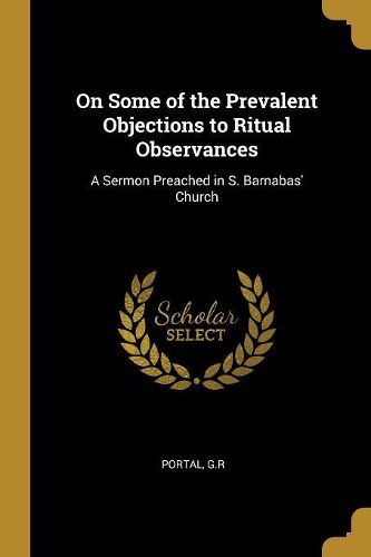 Cover image for On Some of the Prevalent Objections to Ritual Observances