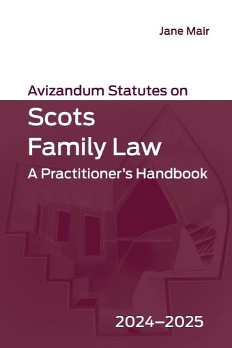Cover image for Avizandum Statutes on Scots Family Law