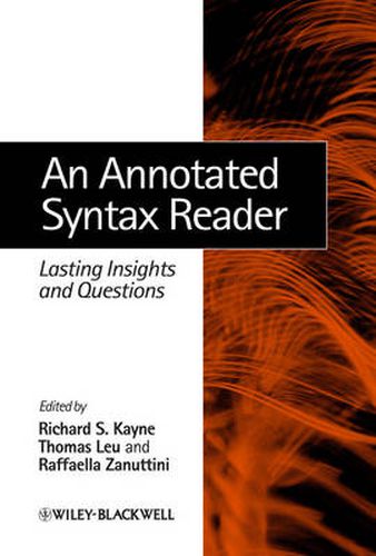 Cover image for An Annotated Syntax Reader - Lasting Insights and Questions