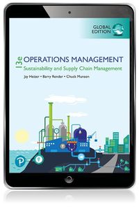 Cover image for Operations Management: Sustainability and Supply Chain Management, Global Edition