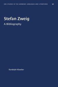 Cover image for Stefan Zweig: A Bibliography