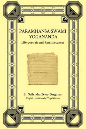 Cover image for Paramhansa Swami Yogananda: Life-portrait and Reminiscences