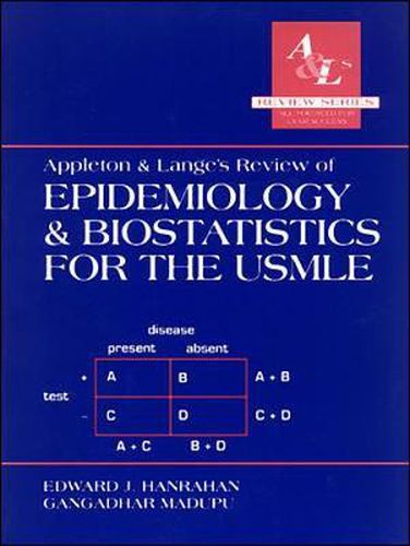 Cover image for Appleton and Lange's Review of Epidemiology and Biostatistics for the USMLE