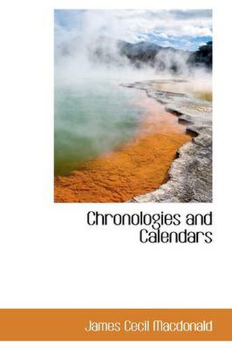 Cover image for Chronologies and Calendars