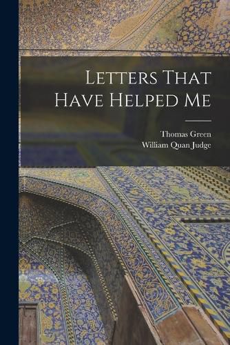 Cover image for Letters That Have Helped Me