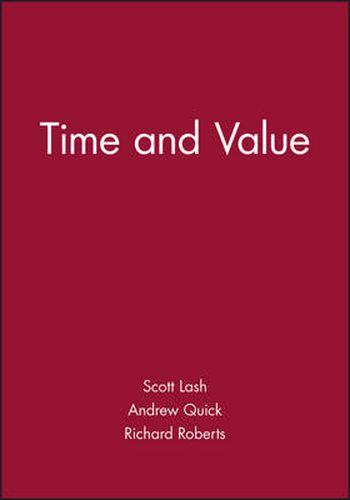 Cover image for Time and Value