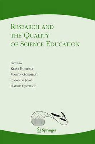 Cover image for Research and the Quality of Science Education